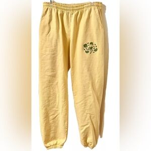 New Balance X Bricks & Wood Paisley Yellow Sweatpants - Size Extra Large / XL